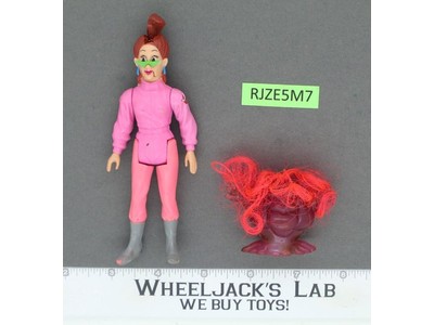 Janine Melnitz w/ Tickler Ghost Fright Features Ghostbusters 1987 Kenner Vintage