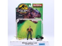 Dieter Stark 100% Complete The Lost World Jurassic Park 1997 Kenner W/CARDBACK