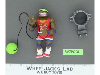 Slam Dunkin' Don 100% Complete Teenage Mutant Ninja Turtle 1991 Playmates