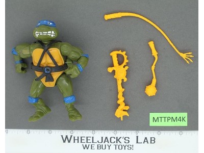 Sword Slicin' Leo 100% Complete Teenage Mutant Ninja Turtles TMNT Playmates 1990
