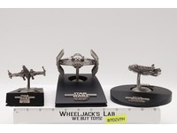 Star Wars Tie Fighter Millennium Falcon X-Wing Pewter 1993 Rawcliffe 589/15000