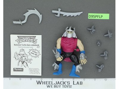 Slice 'N Dice Shredder 100% Complete Wacky Action TMNT 1990 Playmates Vintage