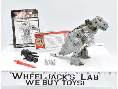 Grimlock ~ 100% Complete 1985 Vintage Action Figure G1 Transformers W PAPERS
