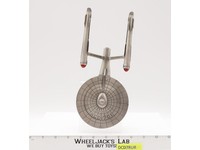 Starship Enterprise NCC 1701 Pewter Sculpture Star Trek 1989 Franklin Mint W/COA