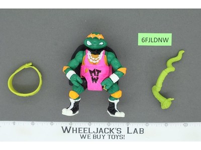 Shell Slammin' Mike 100% Complete Teenage Mutant Ninja Turtle 1991 Playmates