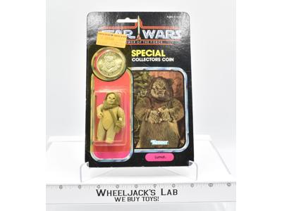Lumat POTF Coin MOSC Sealed Star Wars ROTJ 1984 Vintage Kenner Action Figure