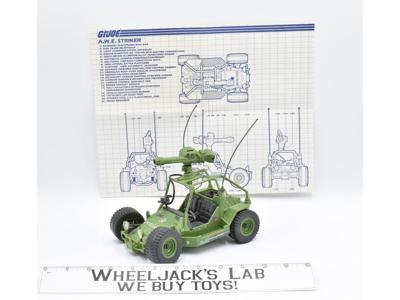 A.W.E. Striker 100% Complete #B AWE 1985 Gi Joe Cobra Vintage Vehicle Hasbro
