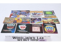 Lot of 12 Transformers Catalogs G1 Vintage Booklet Action Figure