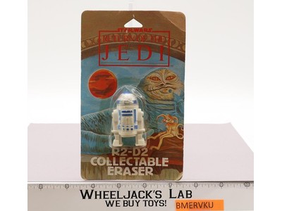 R2-D2 Collectable Eraser Star Wars ROTJ 1983 Butterfly Originals NEW MOSC SEALED