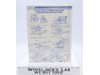 F.A.N.G. 1983 ORIGINAL Instructions Blueprints G.I. Joe Hasbro Action Figure