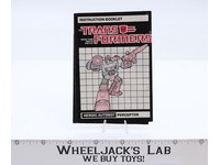 Perceptor Instruction Manual Booklet 1985 Hasbro G1 Transformers