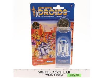 R2-D2 Star Wars Droids Adventures W/ Coin 50 Years 2021 Kenner 3.75" Figure NEW