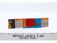 Birdbrain Action Figure Tech Spec 1987 Vintage Hasbro G1 Transformers