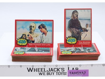 Star Wars Red Trading Card Set Series 2 COMPLETE 1977 Topps Vintage