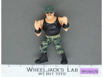 Sgt. Slaughter 100% Complete WWF WWE Wrestling 1991 Hasbro Vintage Action Figure