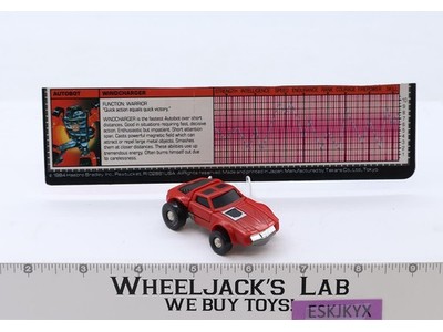 Windcharger RED Minibot 100% Complete Vintage 1985 G1 Transformers Action Figure