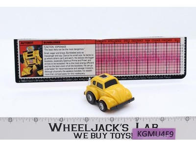 Bumblebee Yellow 100% Complete 1985 G1 Transformers Vintage Hasbro Action Figure