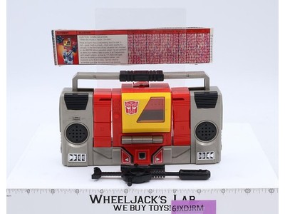 Blaster W/Tech 100% Complete 1985 Vintage G1 Transformers Boombox Action Figure