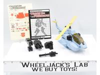 Whirl PAINTED COCKPIT VARIANT UNUSED STICKERS MINT Complete G1 Transformers