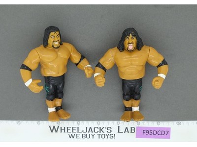 Samu & Fatu Head Shrinkers 100% Complete WWF Wrestling 1993 Hasbro Vintage
