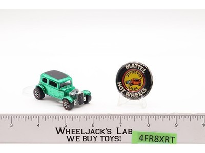 Classic '32 Ford Vicky Emerald GREEN 1968 1969 Redline Hot Wheels Mattel Vtg RL