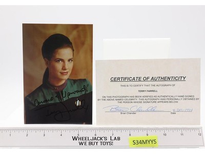 Jadzia Dax Star Trek Deep Space Nine Terry Farrell AUTOGRAPHED 4x6 Postcard