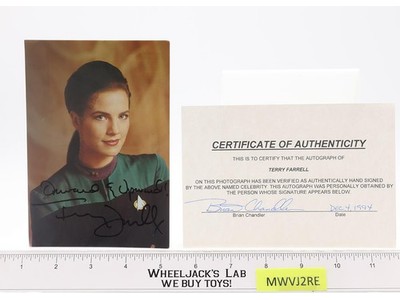Jadzia Dax Star Trek Deep Space Nine Terry Farrell AUTOGRAPHED 4x6 Postcard