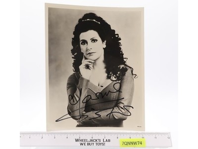 Counselor Deanna Troi Star Trek Marina Sirtis AUTOGRAPHED 8 x 10 Picture