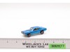 Custom Cougar Blue W/ BUTTON Hot Wheels 1967 1968 Mattel Vintage Redlines RL