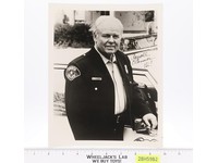 Carroll O'Connor In the Heat of the Night AUTOGRAPHED B&W 8x10 Photograph