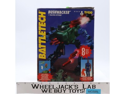 Bushwacker W/ Valten Ryder Battletech 1994 Tyco Action Figure NEW MIB