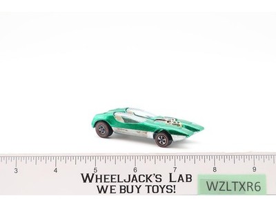 Splittin Image Green 1968 Redline Hot Wheels Mattel Vintage Redline RL USA