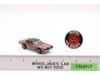 Custom Eldorado Brown W/ BUTTON 1968 Hot Wheels Mattel Vintage Redline RL