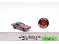 Custom Eldorado Brown W/ BUTTON 1968 Hot Wheels Mattel Vintage Redline RL