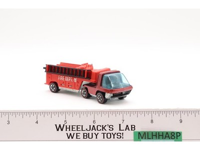 Heavyweights Fire Dept. Truck 1969 1970 Hot Wheels Mattel Vintage Redlines RL