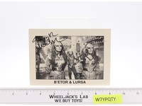 Lursa & B'Etor Duras Sisters Star Trek March/Walsh AUTOGRAPHED 4x6 Picture