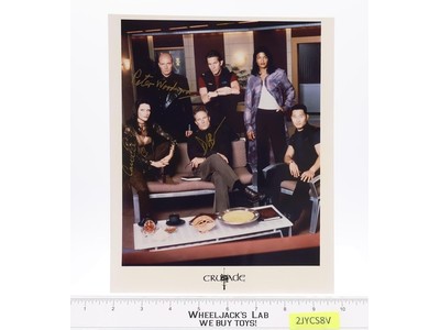 Cast of Crusade TV Show Dobro/Woodward/Brooks AUTOGRAPHED 8x10 Photograph