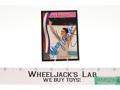 Nancy Kerrigan Lillehammer 1994 AUTOGRAPHED Topps Figure Skating Card