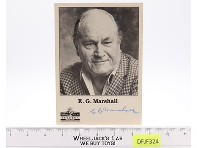 E.G. Marshall 12 Angry Men AUTOGRAPHED 5x7 Photograph
