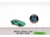 Ford J-Car Green W/ BUTTON 1967 1968 Hot Wheels Mattel Vintage Redline RL