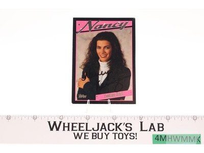 Nancy Kerrigan Looking Back AUTOGRAPHED 1994 Topps Figure Skating Card