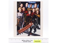 Cast of Star Trek Voyager 6 Signatures AUTOGRAPHED 8x10 Photograph