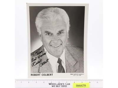 Robert Colbert Maverick Time Tunnel AUTOGRAPHED B&W 8x10 Photograph