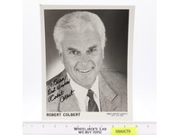 Robert Colbert Maverick Time Tunnel AUTOGRAPHED B&W 8x10 Photograph