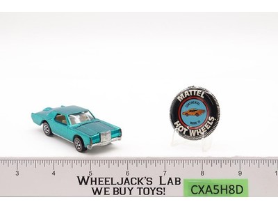 Custom Continental Mark III Aqua 1968 1969 Hot Wheels Mattel Redline RL