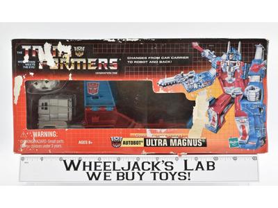 Autobot Ultra Magnus Commemorative Series I NEW Reissue G1 Transformers Hasbro