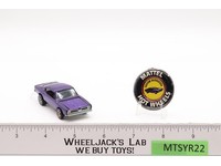 Custom Barracuda Purple W/BUTTON 1967 1968 Hot Wheels Redline Mattel Vintage USA