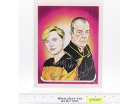 Denise Crosby Jerry Doyle Star Trek/Babylon 5 AUTOGRAPHED 8x10 Artist Print