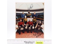 Cast of Star Trek Next Generation Sirtis Dorn AUTOGRAPHED 8x10 Photograph