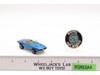 Custom Firebird Blue W/BUTTON Silver Interior 1968 Hot Wheels Mattel Redlines RL